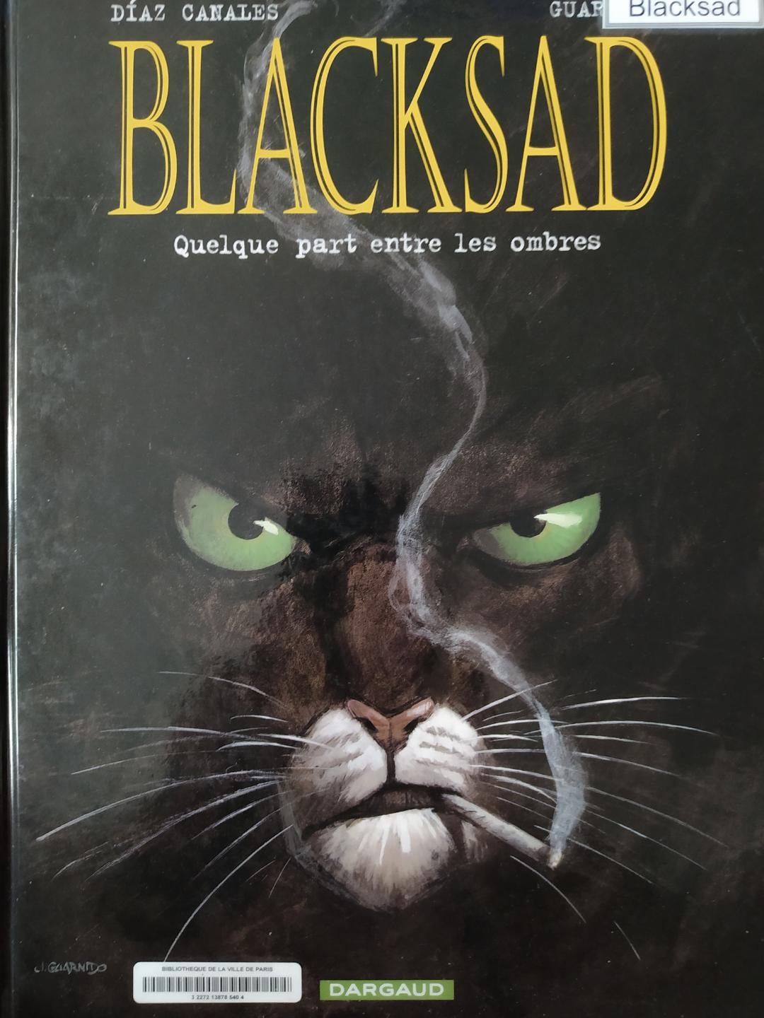 Bookhaul bibliothèque: couverture de Blacksad