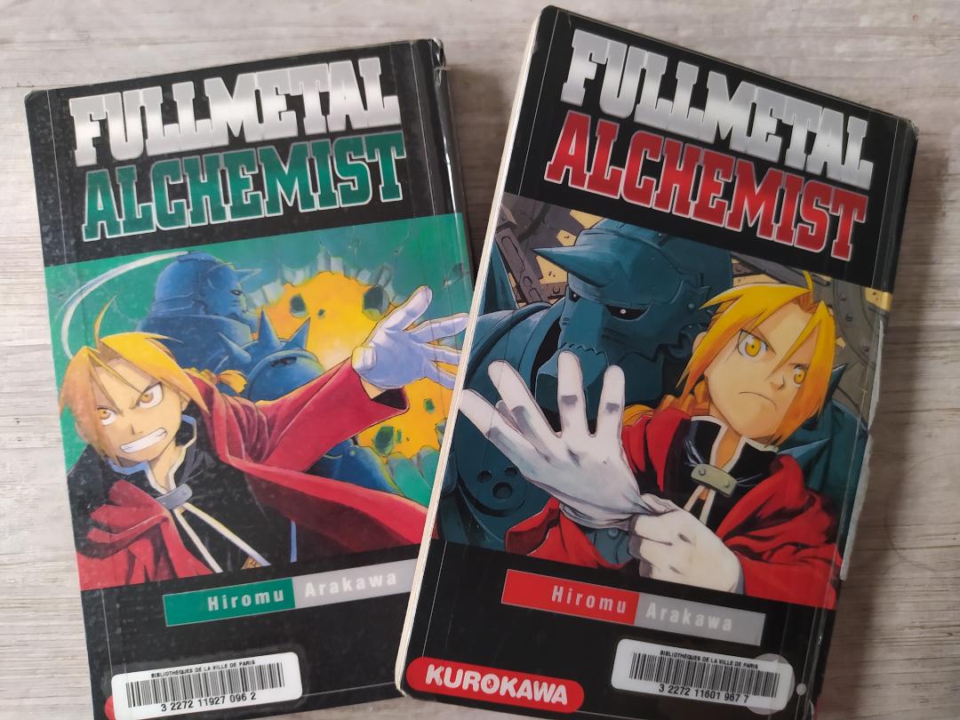 Bookhaul bibliothèque: couvertures de Fullmetal Alchemist