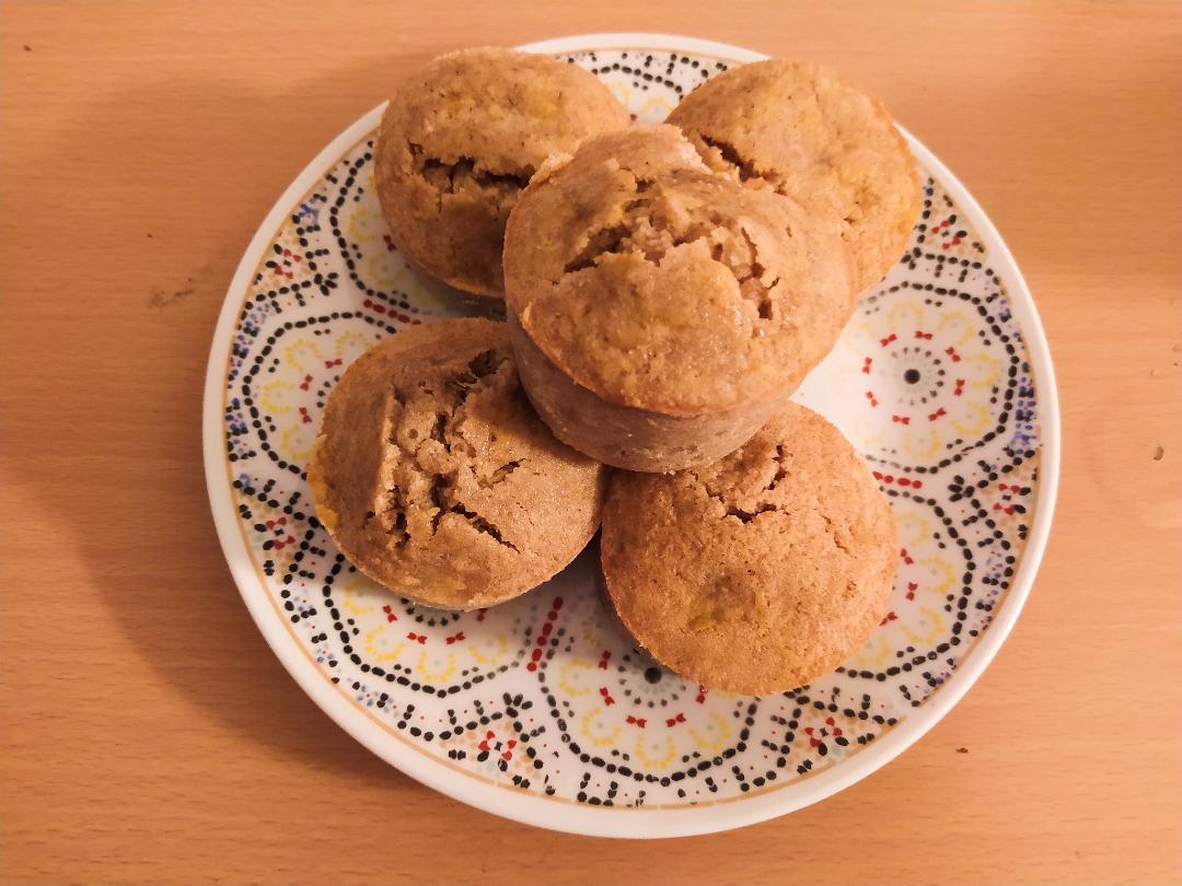 Muffins d'automne fourrés au potiron et au chocolat