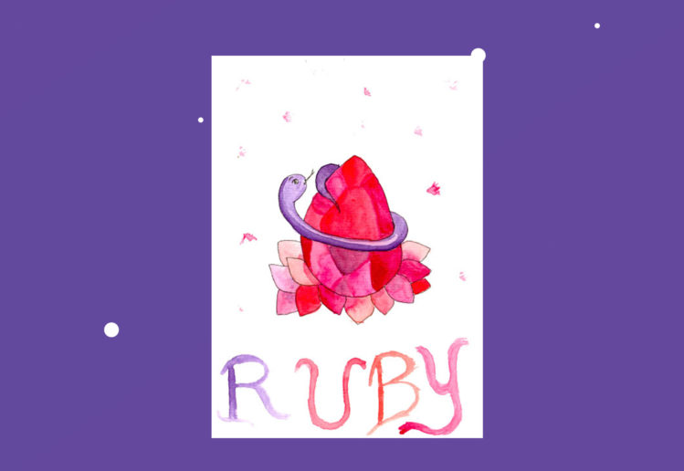 Template de mon article sur le personnage de Ruby.